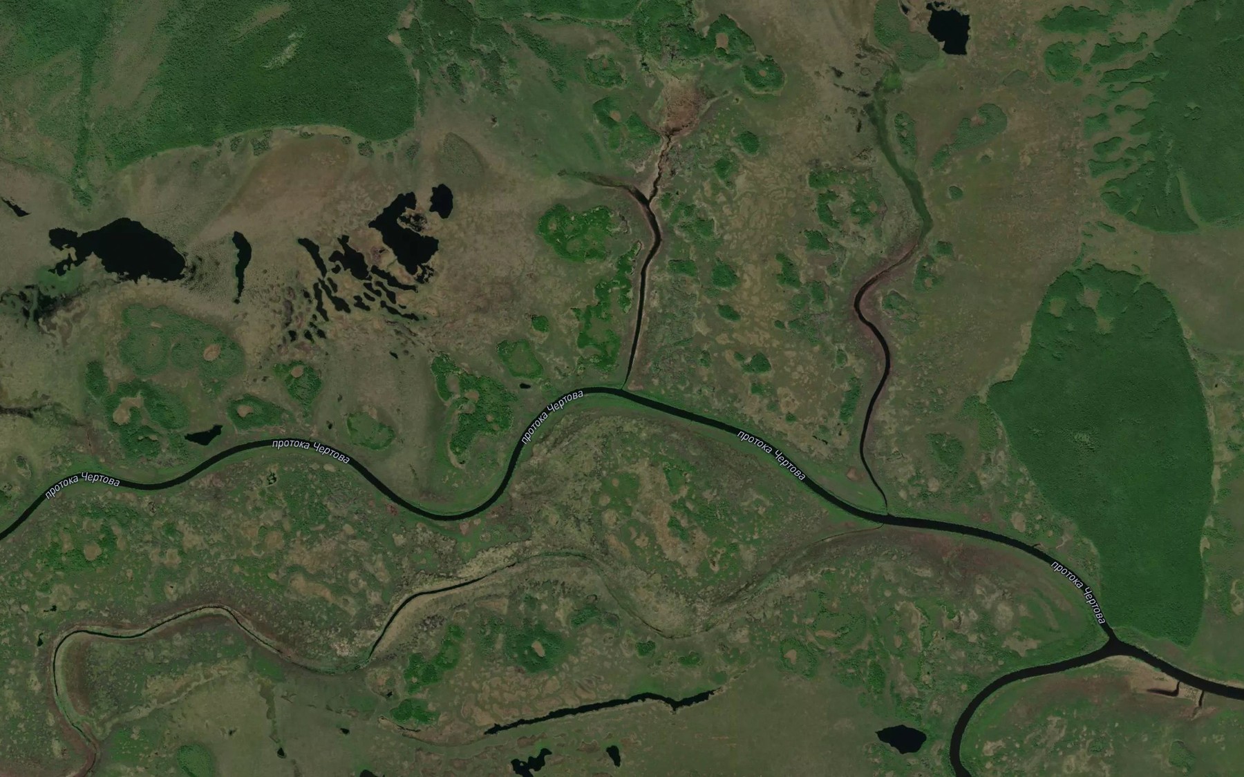 Satellite map of the Zarosshiy