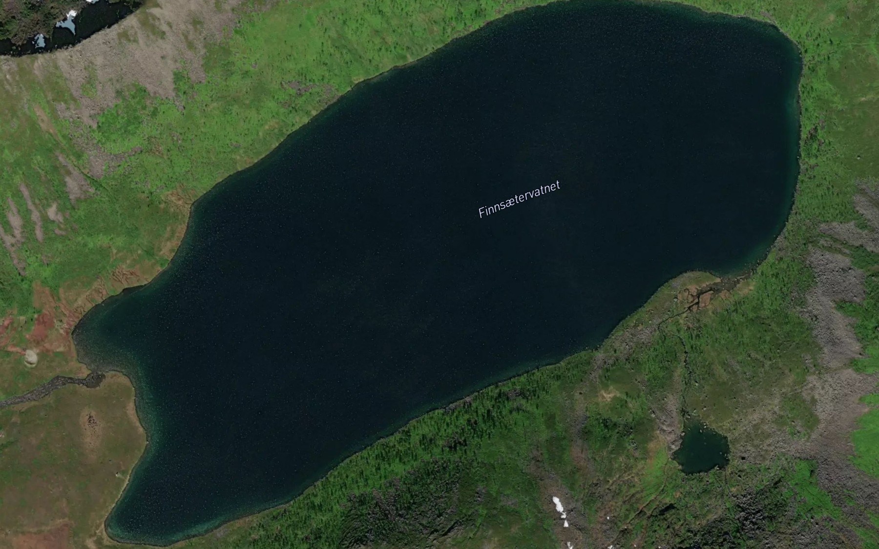 Satellite map of the Finnsaetervatnet