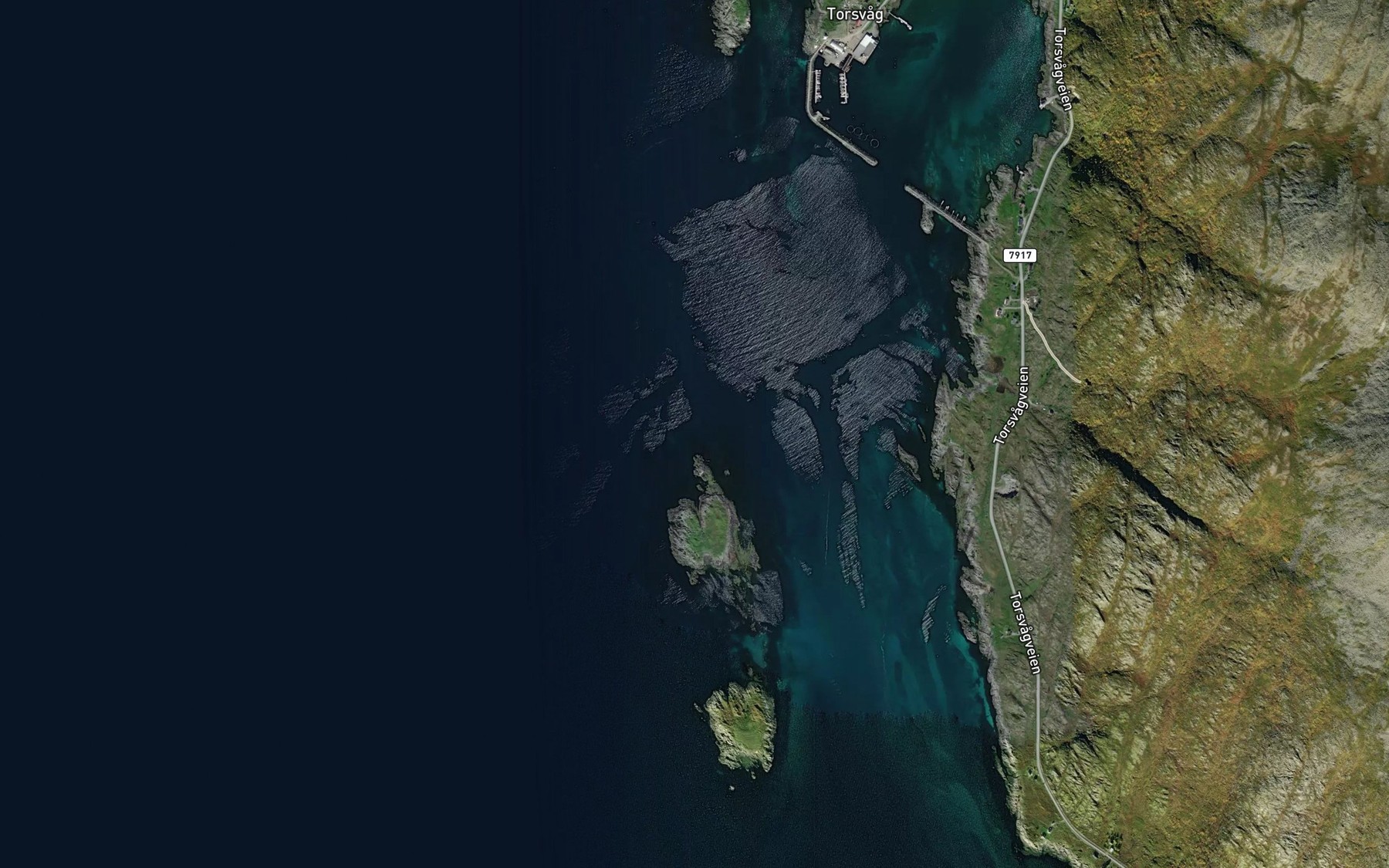 Satellite map of the Skipsbaen