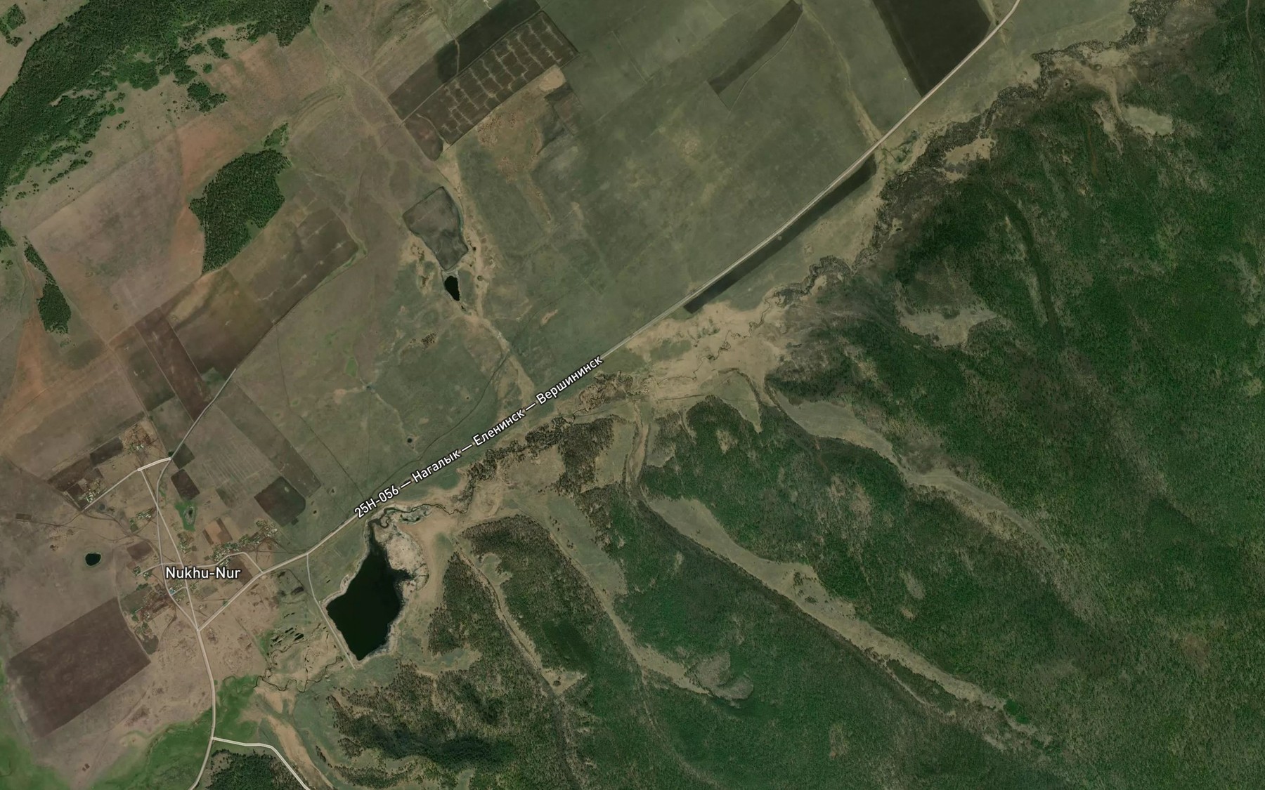 Satellite map of the Askhay