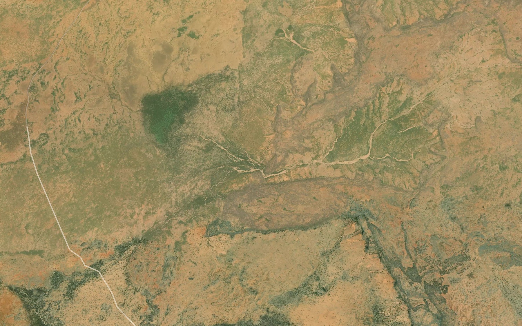 Satellite map of the 'Ayoun en Na'aj