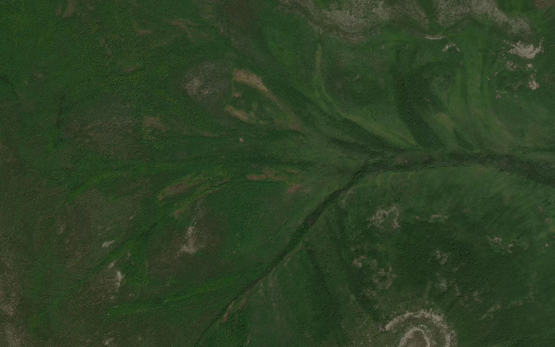 Satellite map of the Dyadeska