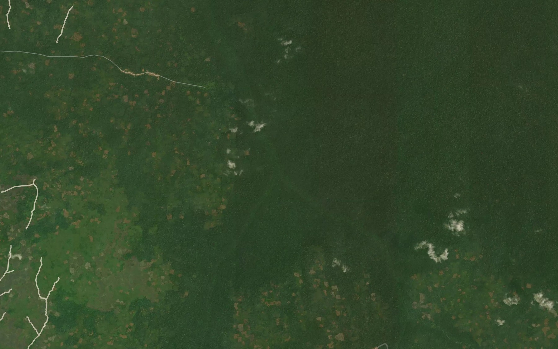 Satellite map of the Mokone