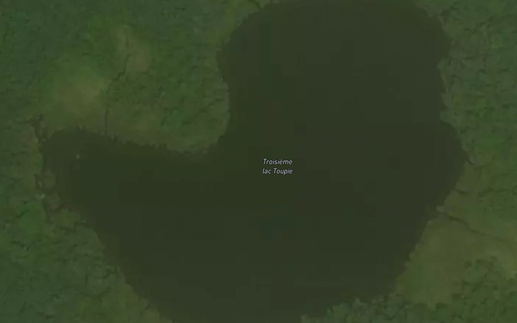 Satellite map of the Troisieme lac Toupie