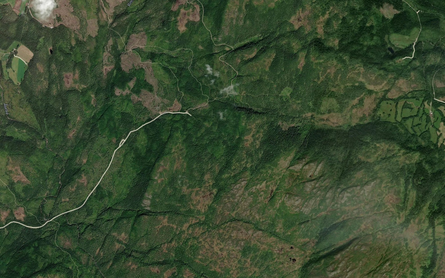 Satellite map of the Buasbekken