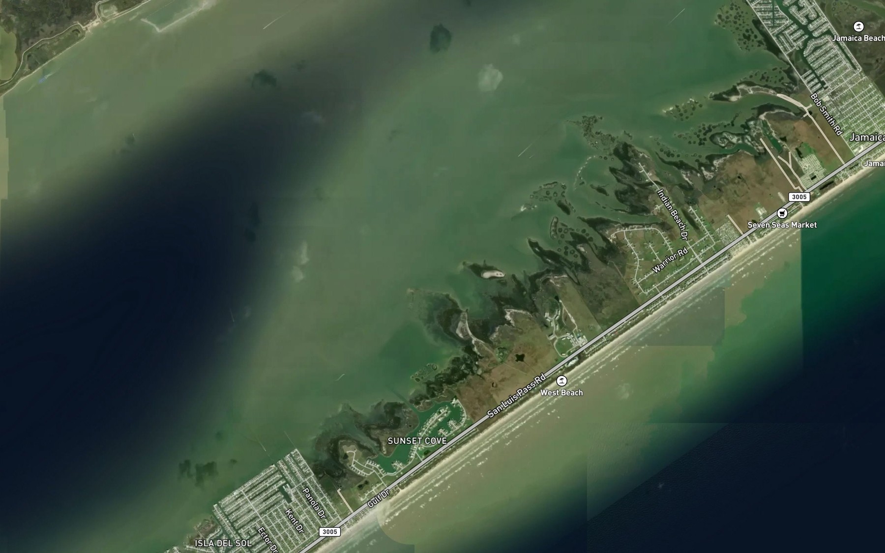 Satellite map of the Maggies Cove
