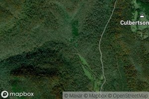 Satellite map of the Cooley Creek