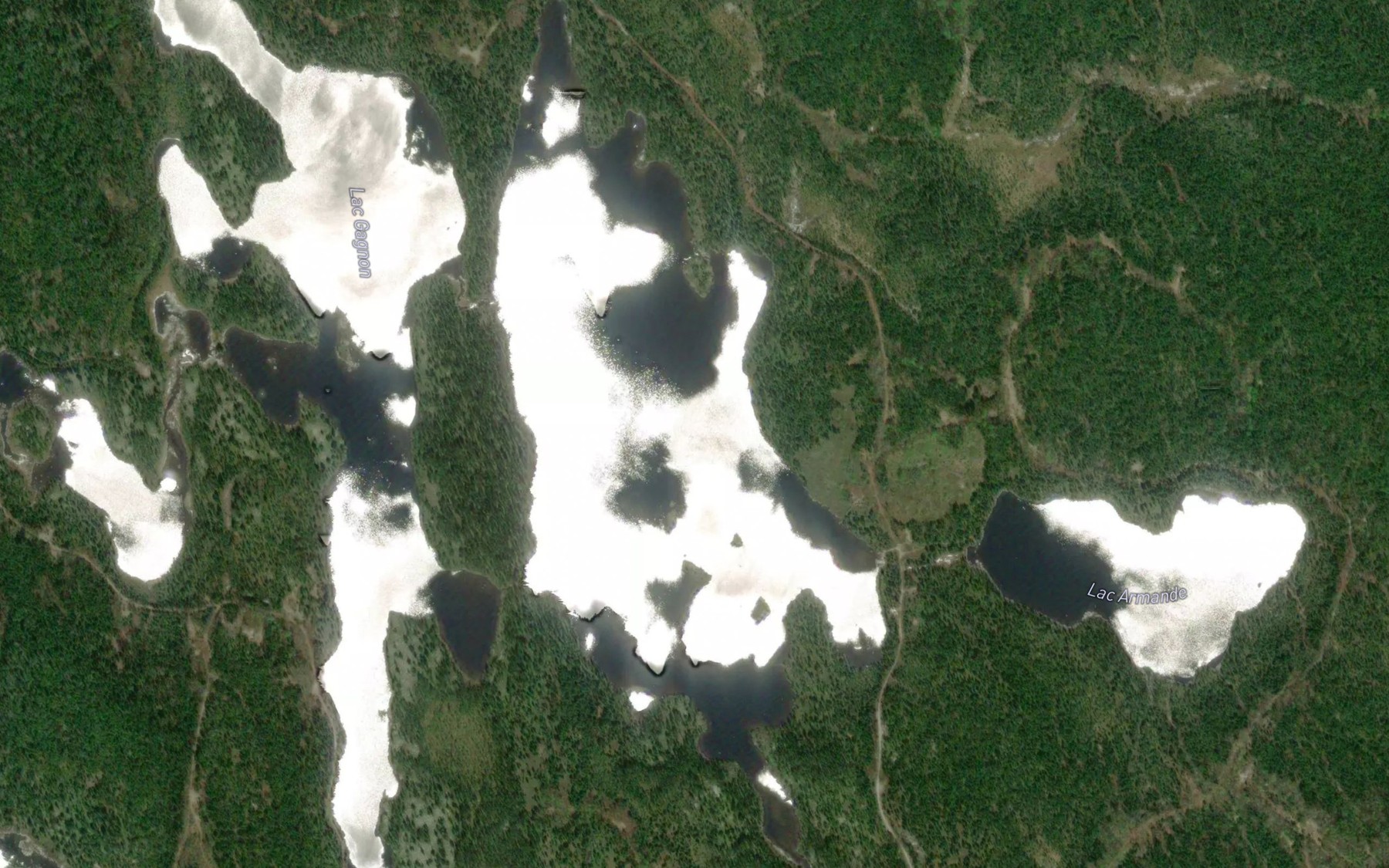 Satellite map of the Lac de la Transmission