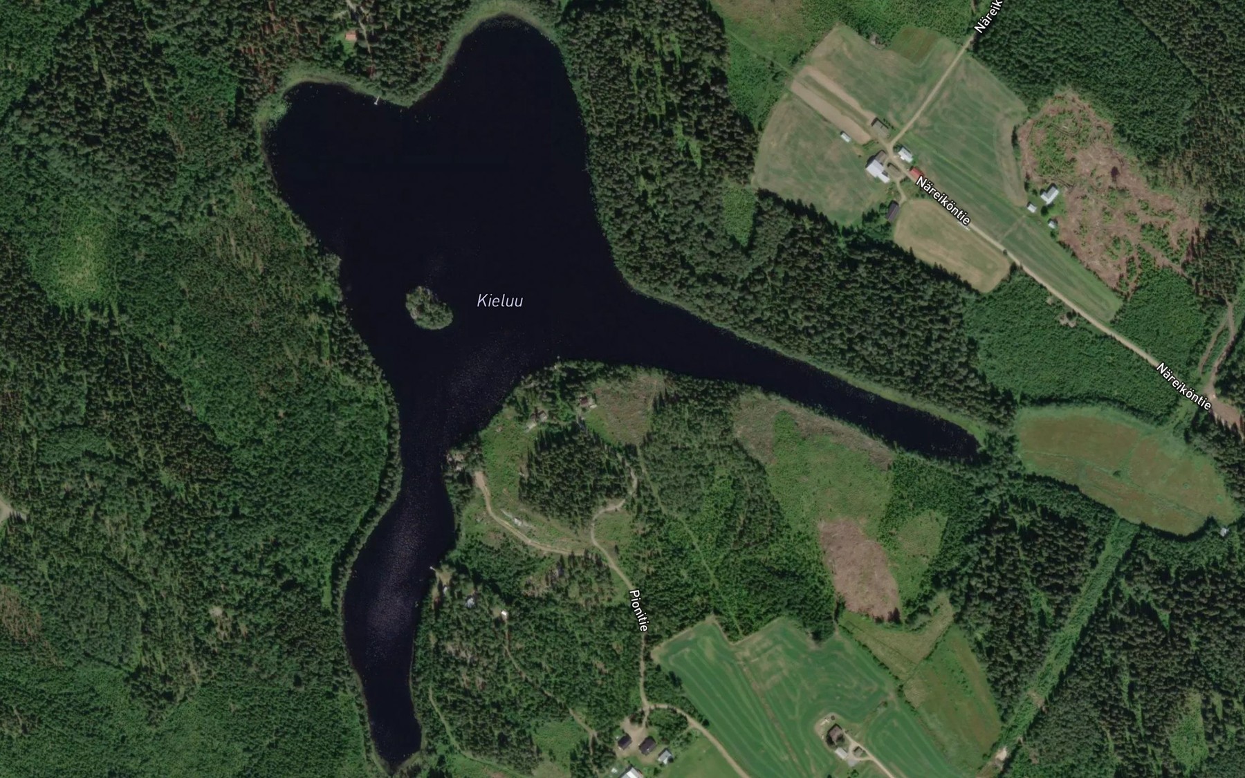 Satellite map of the Kieluu