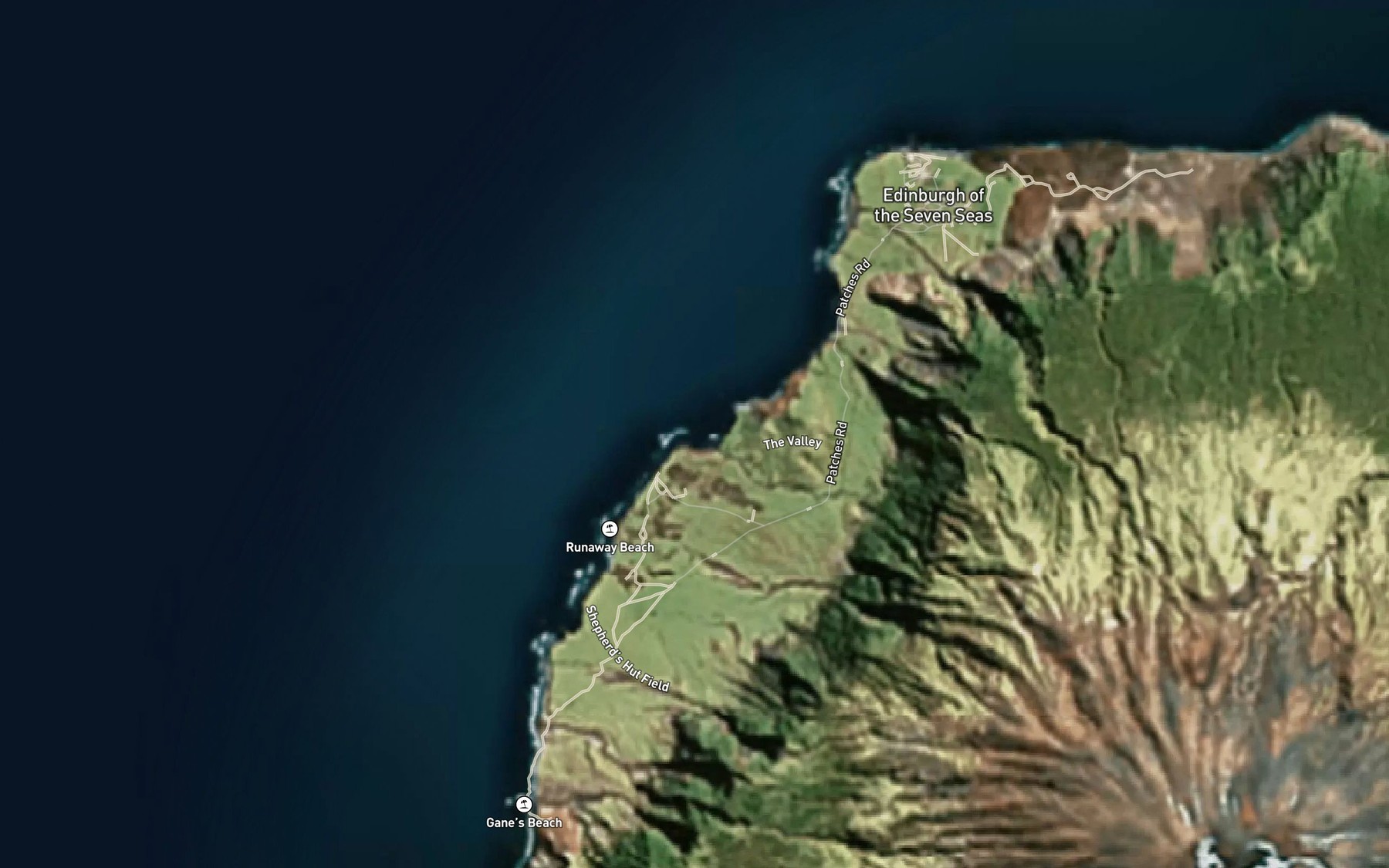 Satellite map of the Boat Harbour Bay