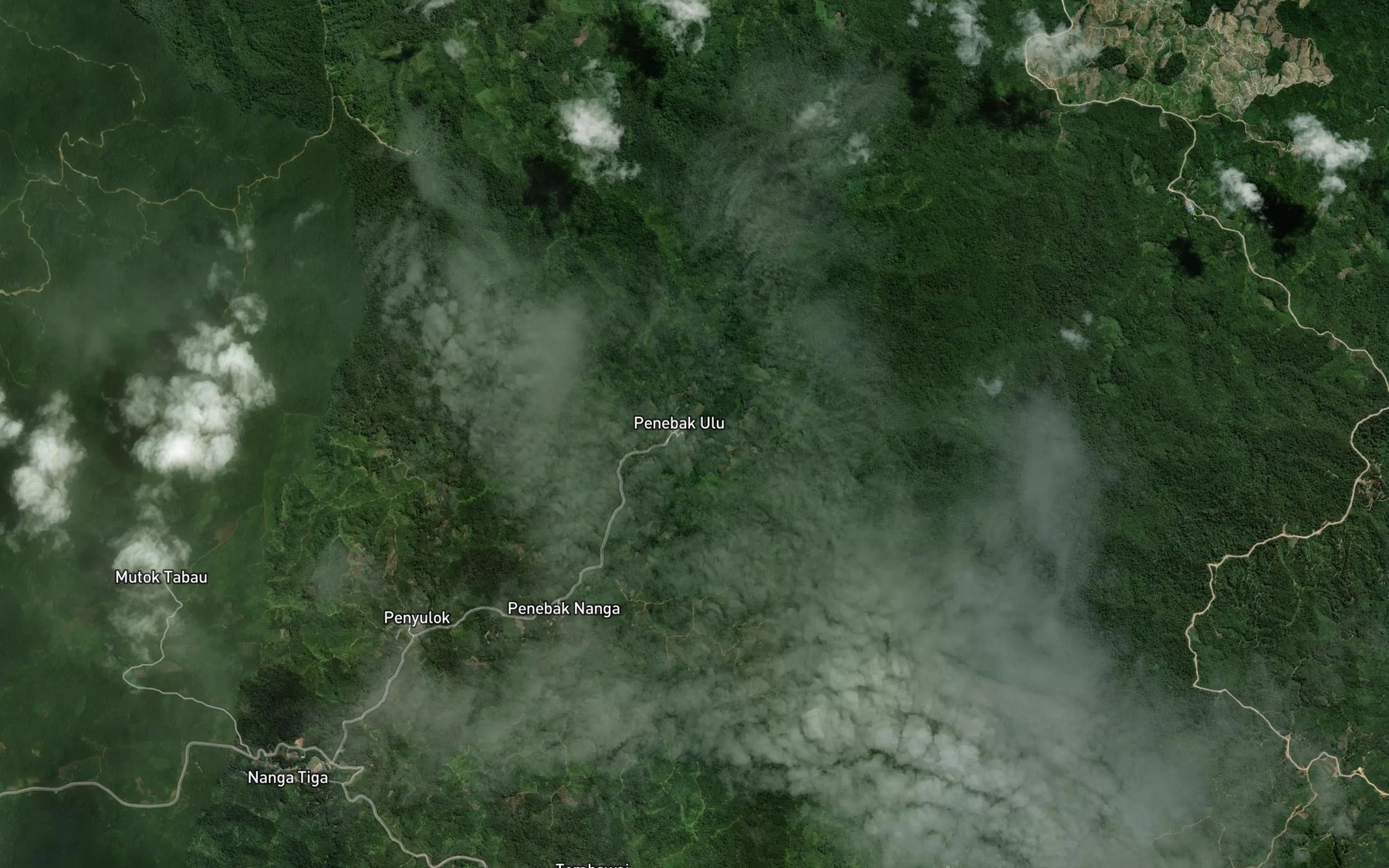 Satellite map of the Sungai Musoh