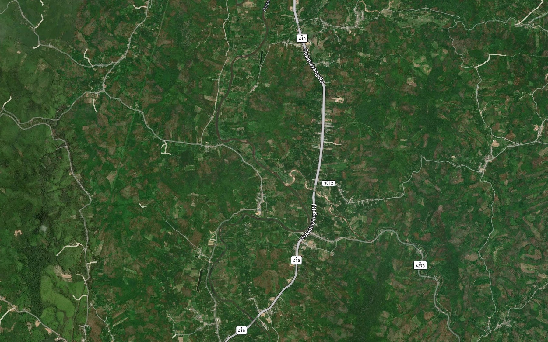 Satellite map of the Khlong Kue Long