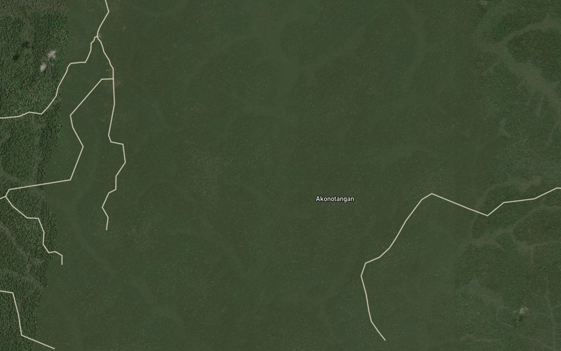 Satellite map of the Maningombo