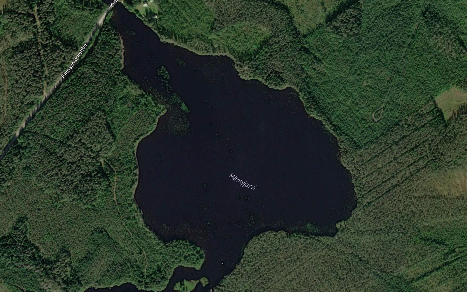 Satellite map of the Mantyjarvi