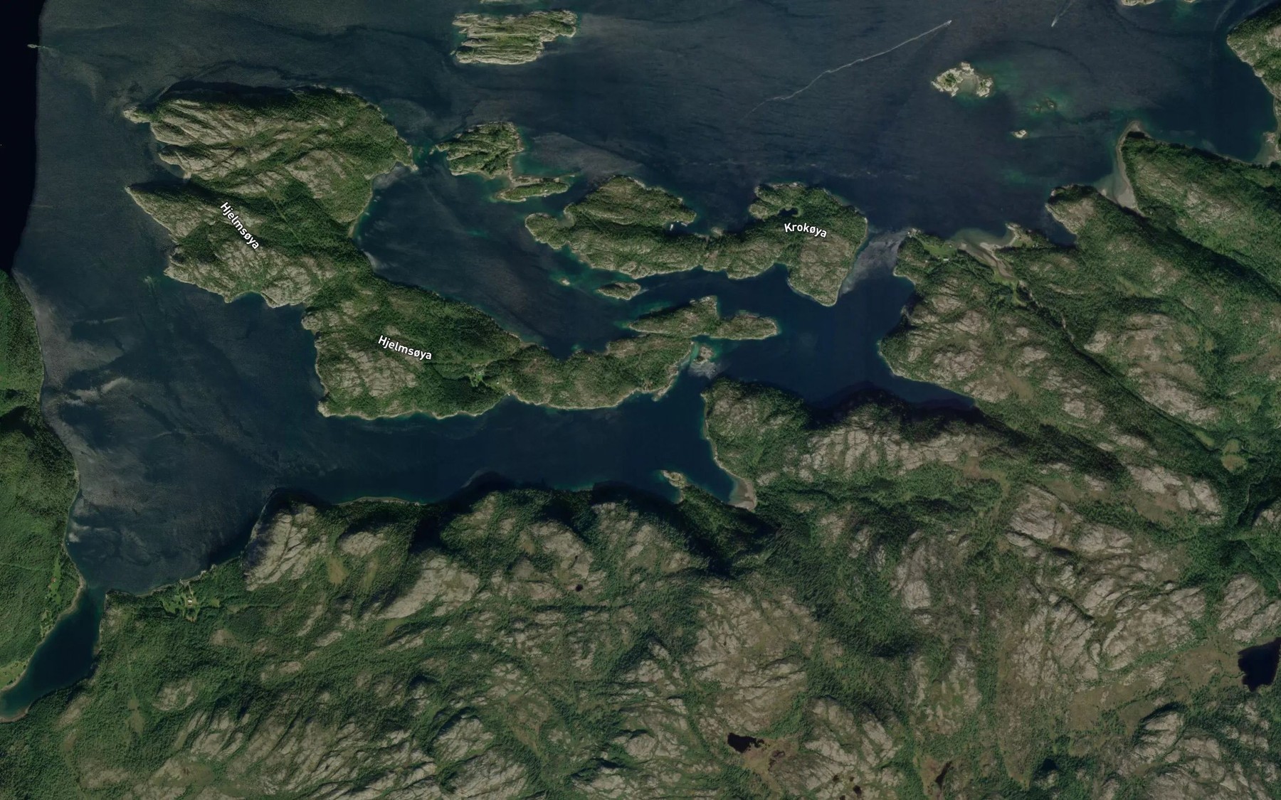 Satellite map of the Bufarvika