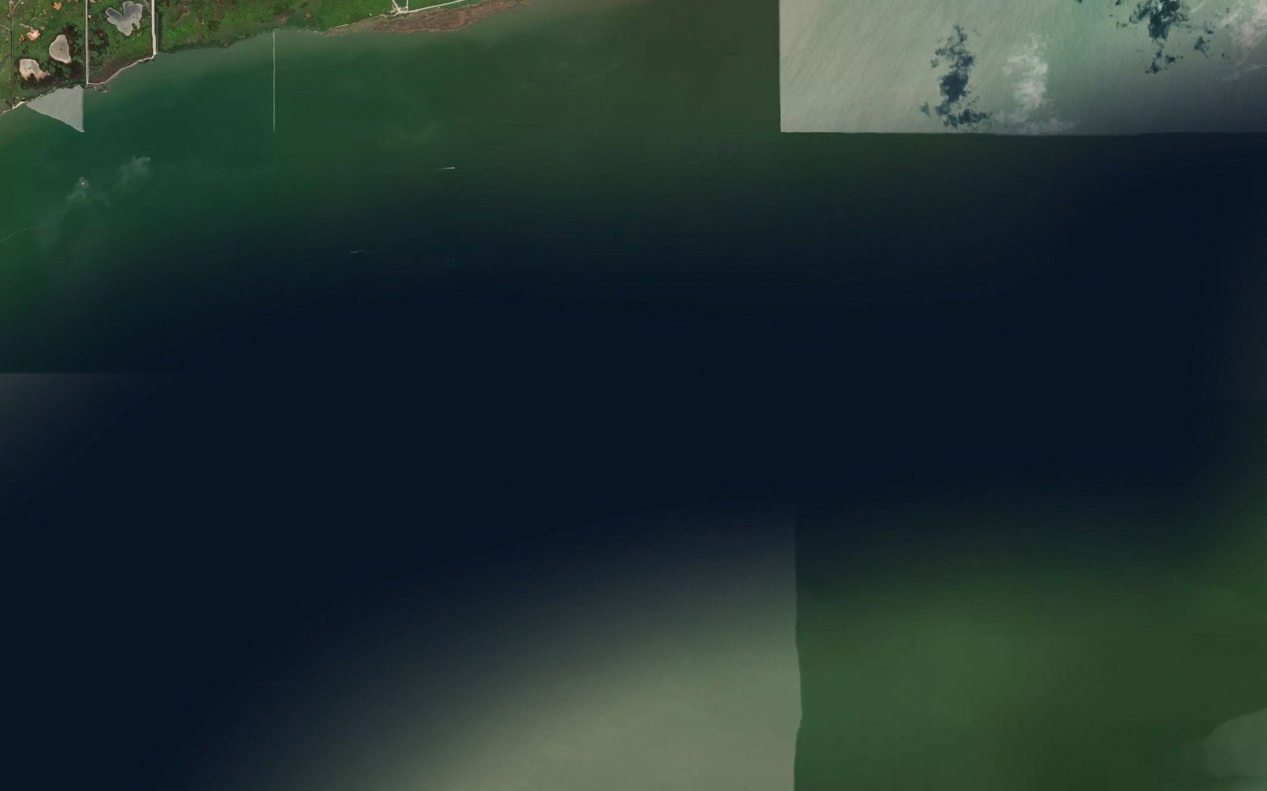 Satellite map of the East Bay