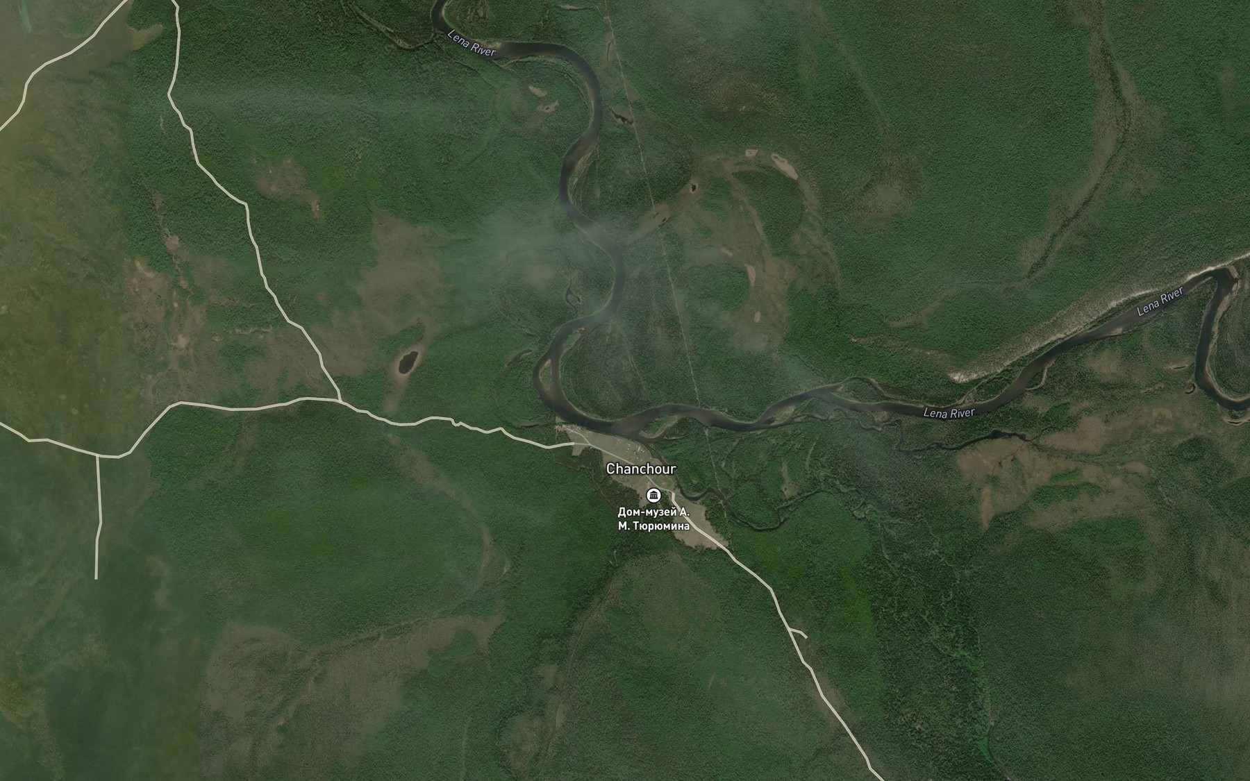 Satellite map of the Chanchur