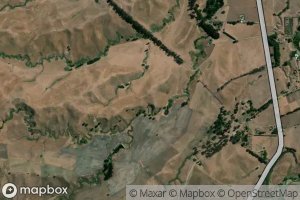 Satellite map of the Ettrick Stream