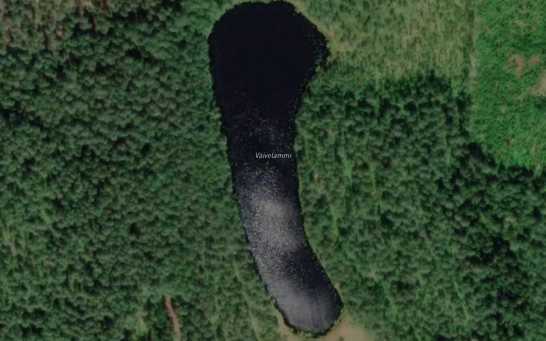 Satellite map of the Vaivelammi