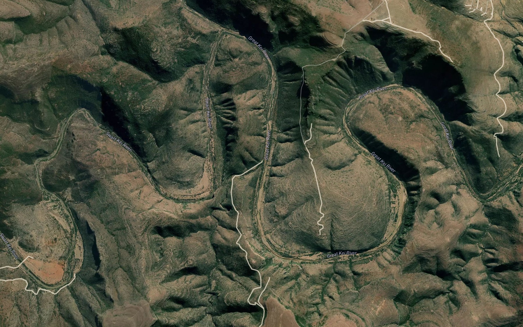 Satellite map of the Xoki