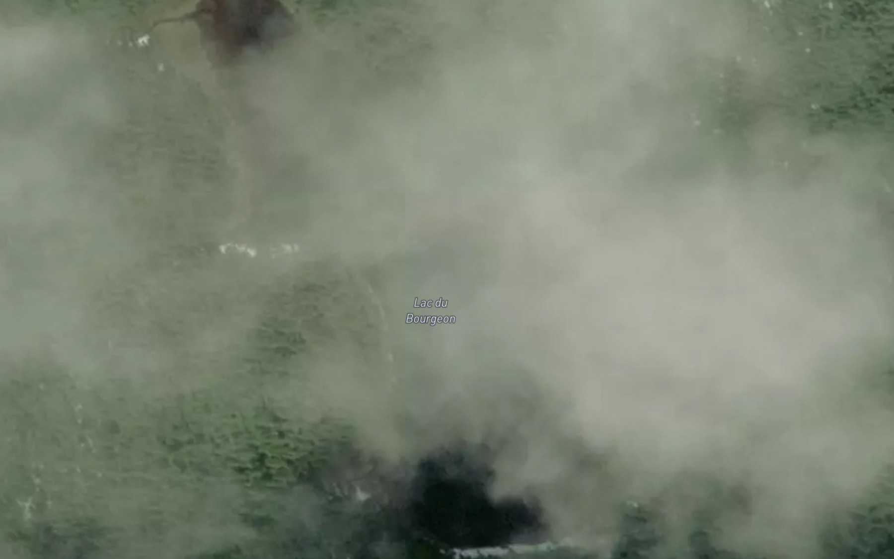 Satellite map of the Lac du Bourgeon