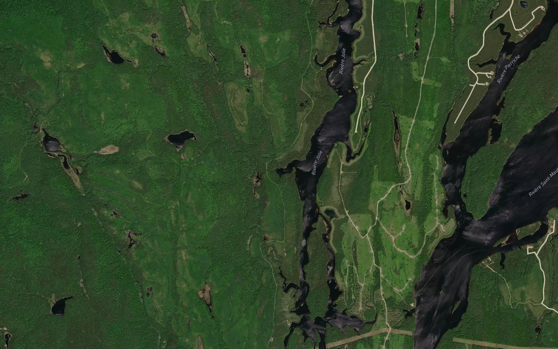 Satellite map of the Ruisseau Perron