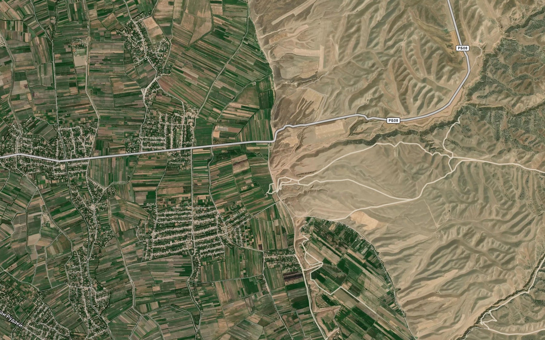 Satellite map of the Ichagly