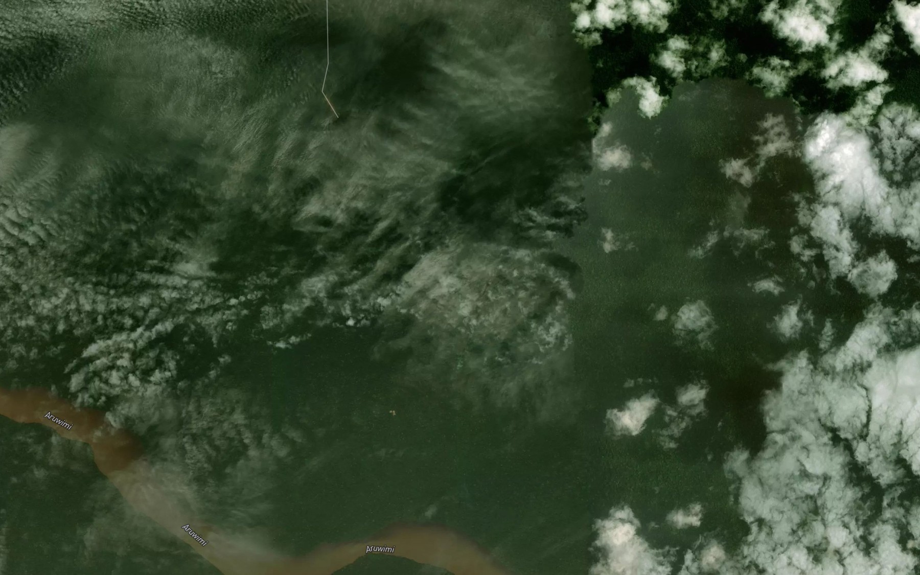 Satellite map of the Chute Okrela