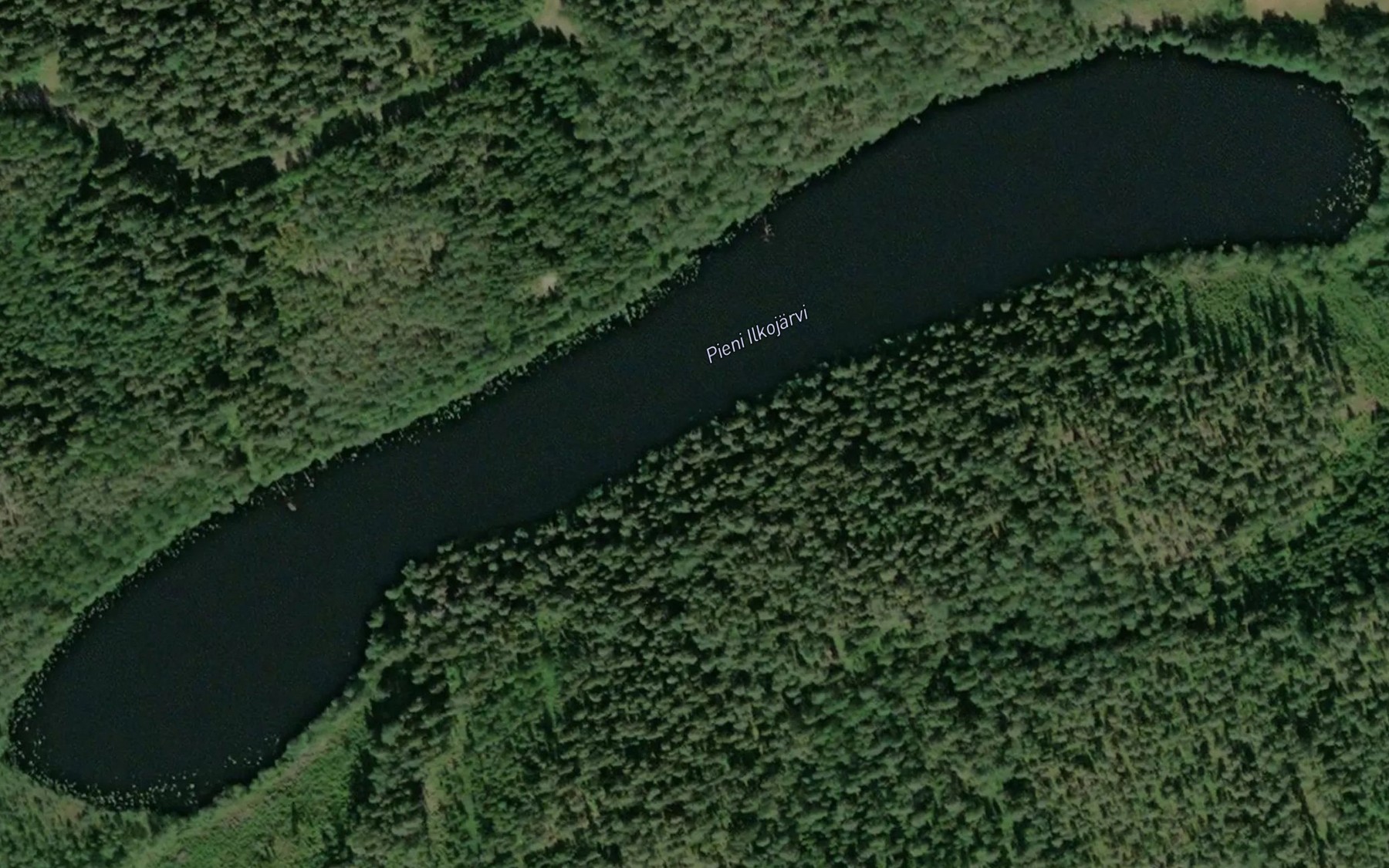 Satellite map of the Pieni Ilkojarvi