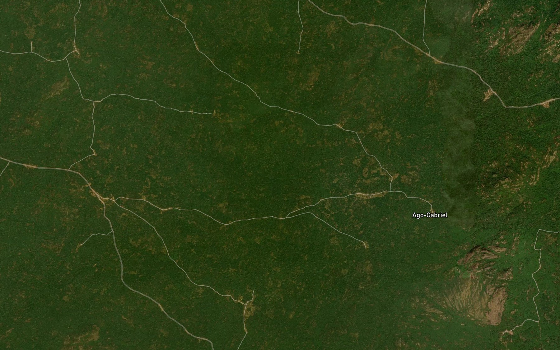 Satellite map of the River Lyisin