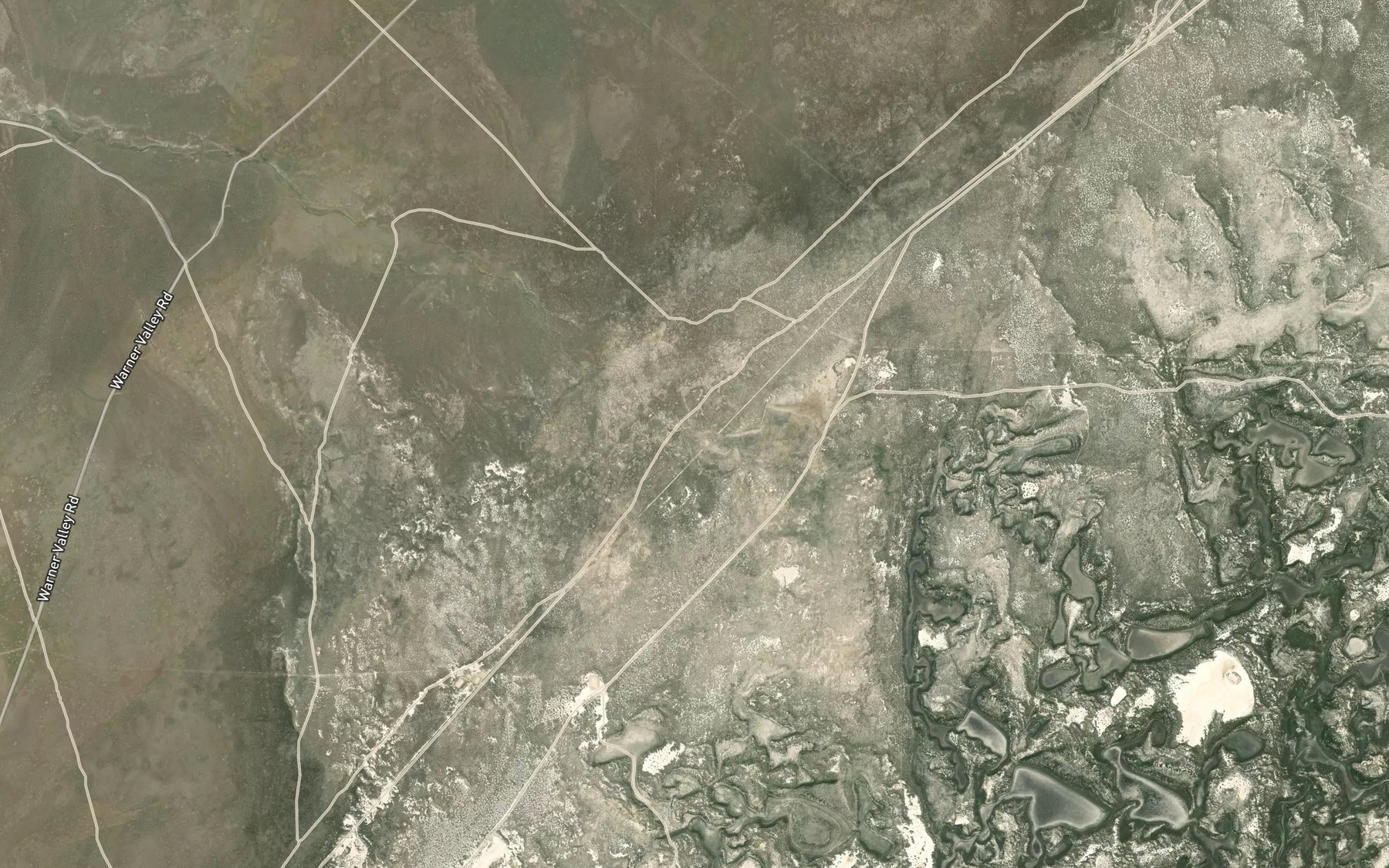 Satellite map of the Rabbit Creek