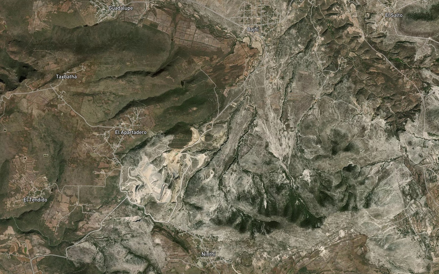 Satellite map of the Bordo Enrique