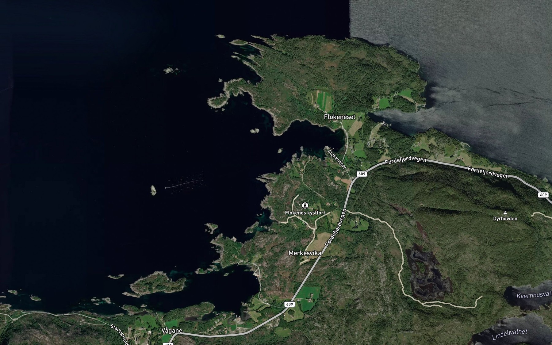 Satellite map of the Vagevika