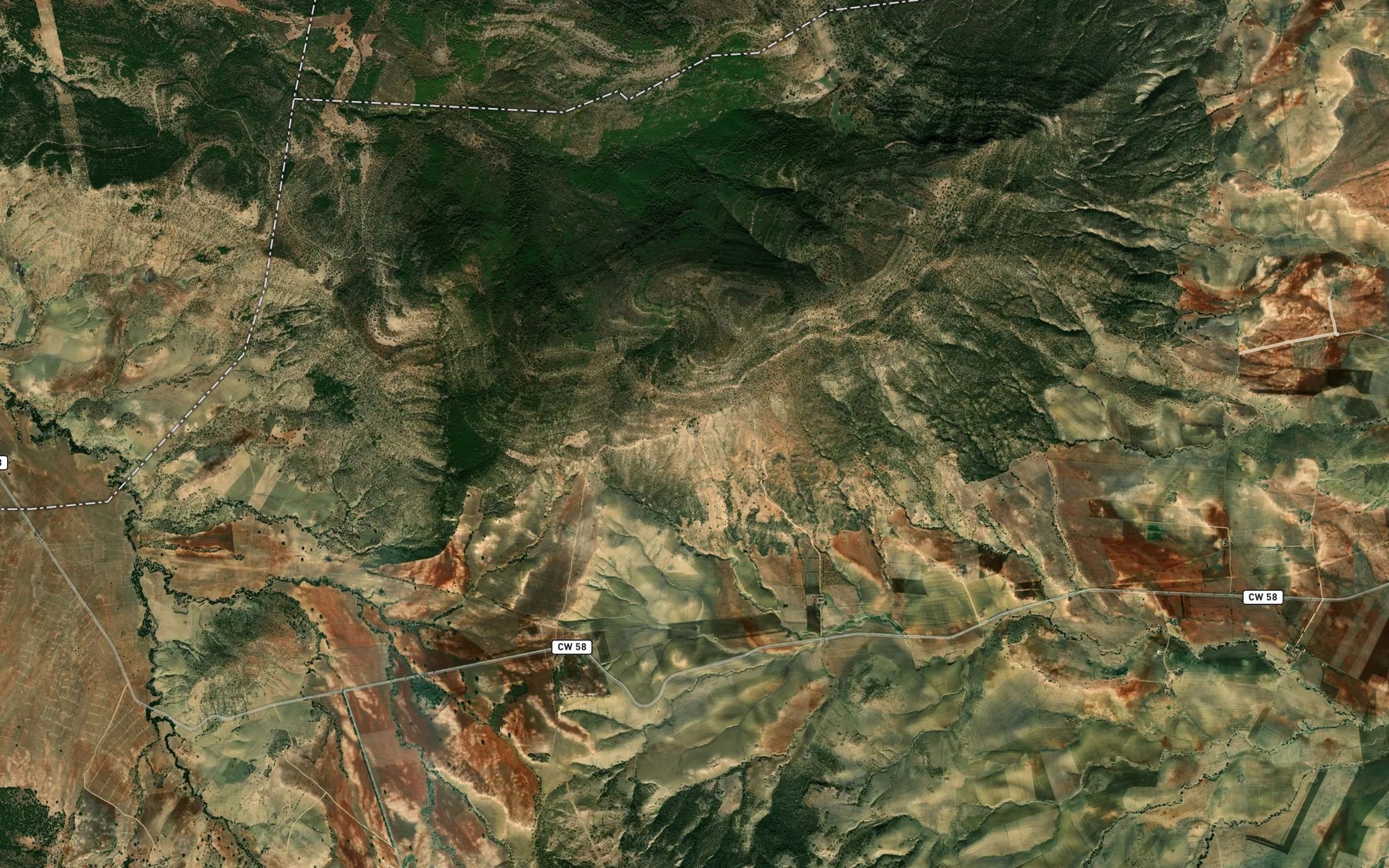 Satellite map of the Ain Maamar