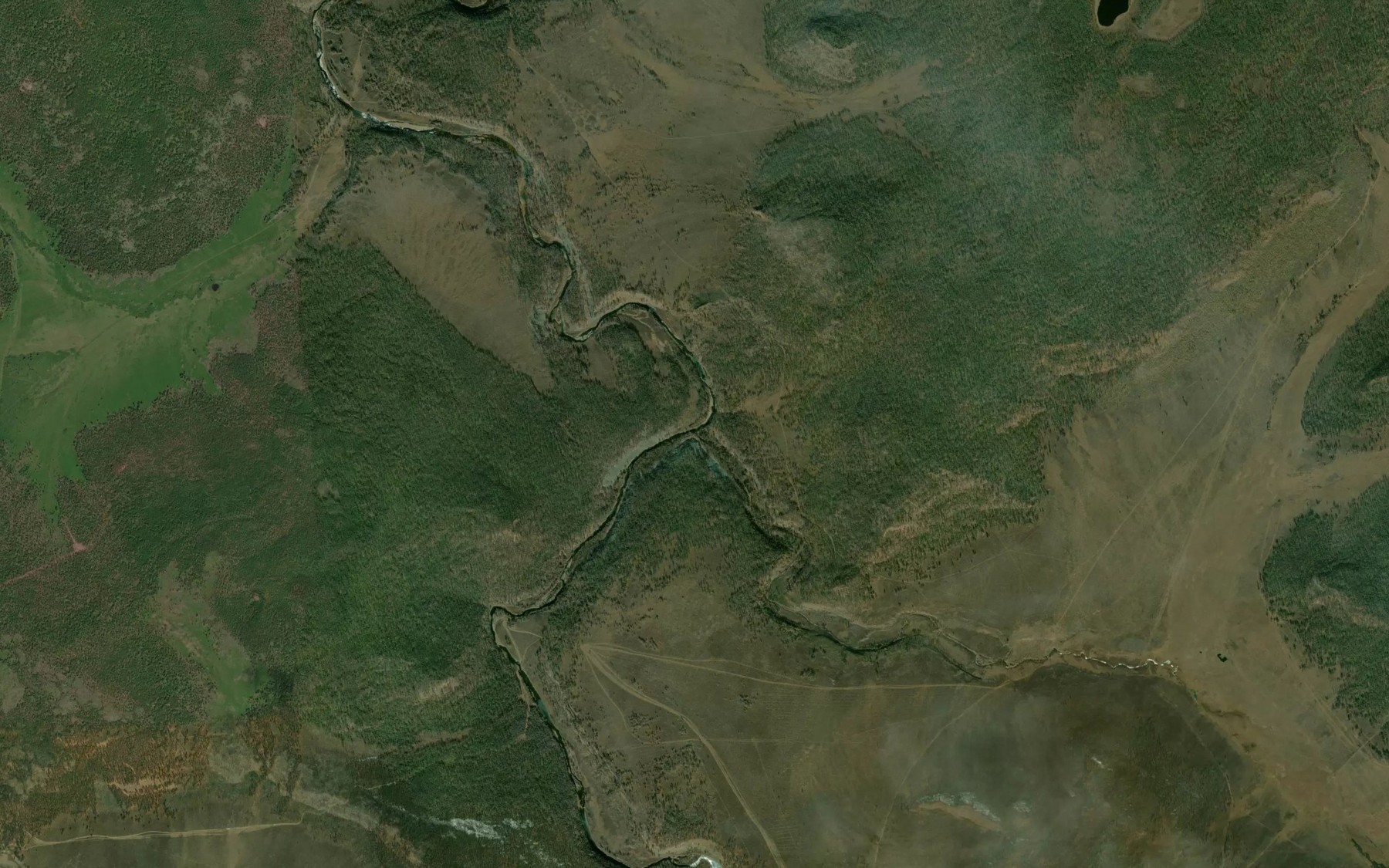 Satellite map of the Bereya