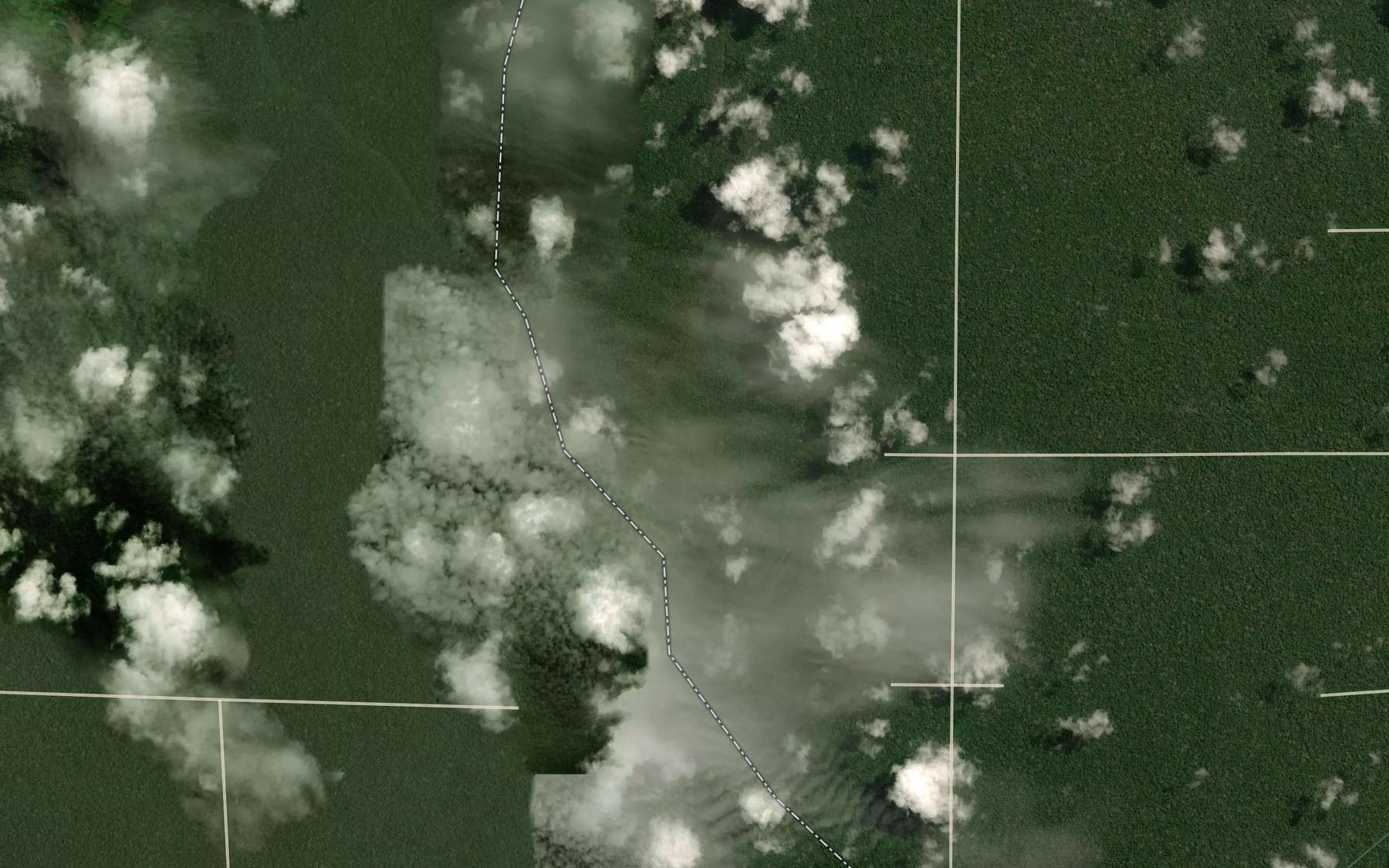 Satellite map of the Pweleke