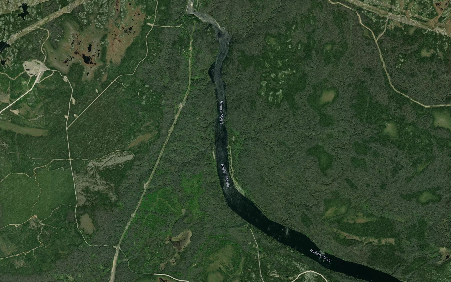 Satellite map of the Fosse Lapsley