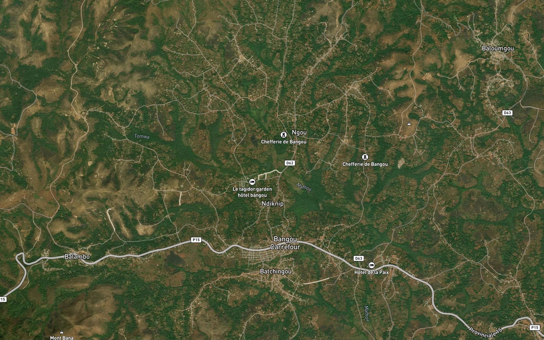 Satellite map of the Timwa