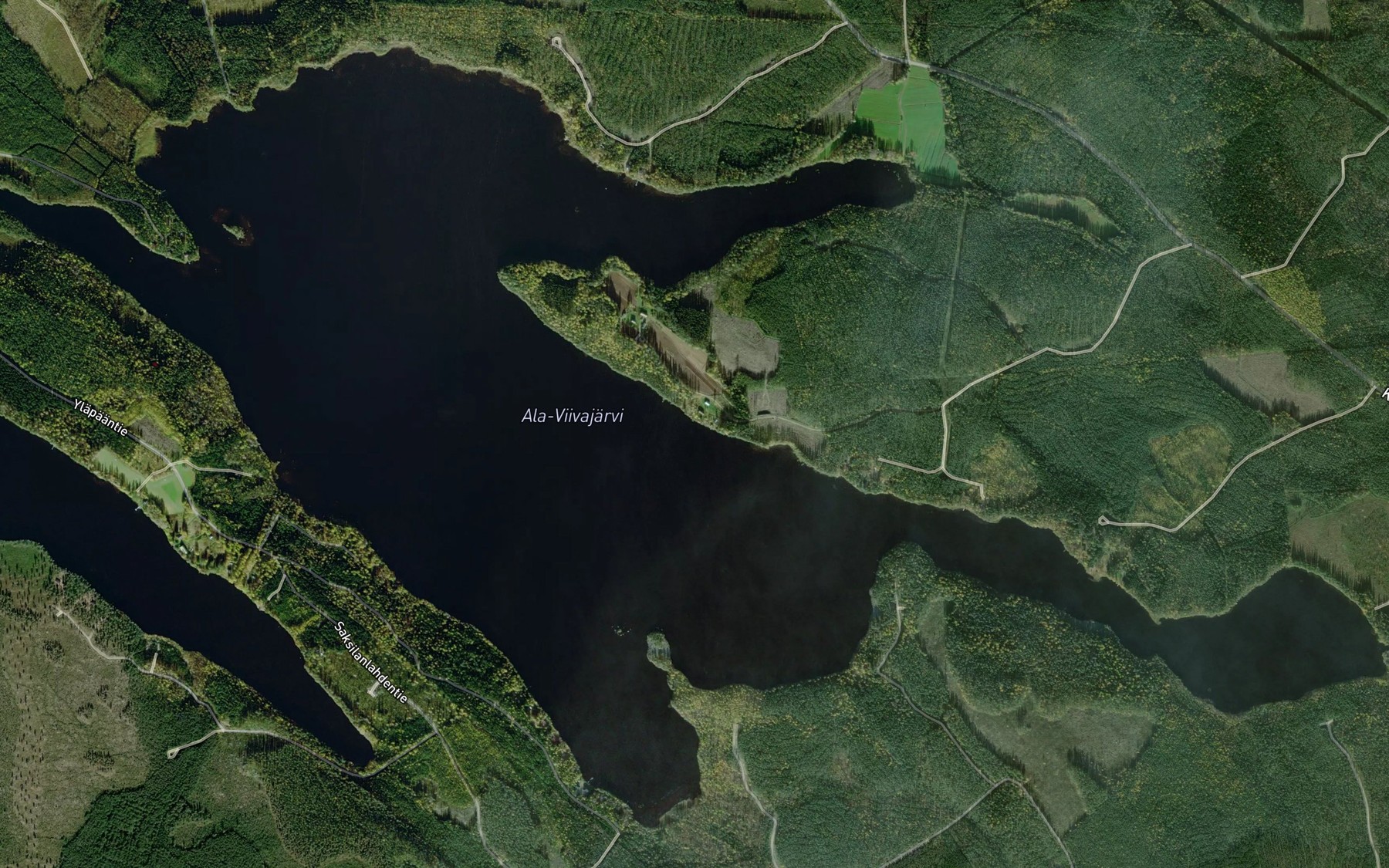 Satellite map of the Ala-Viivajarvi