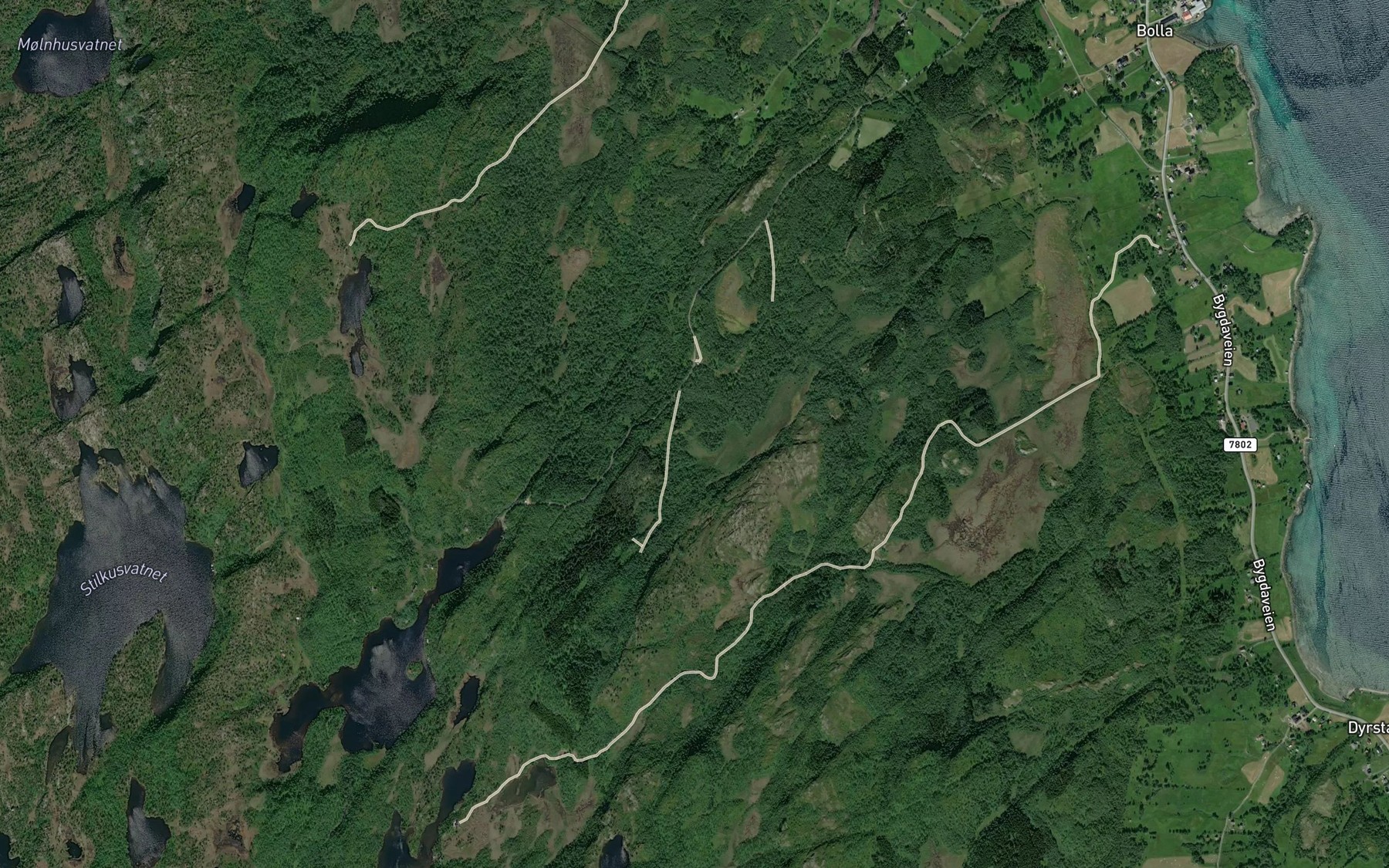 Satellite map of the Hagholtmyra