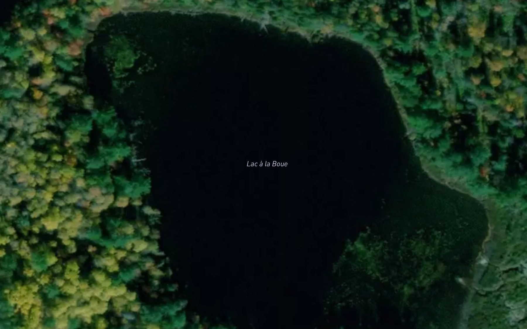 Satellite map of the Lac a la Boue