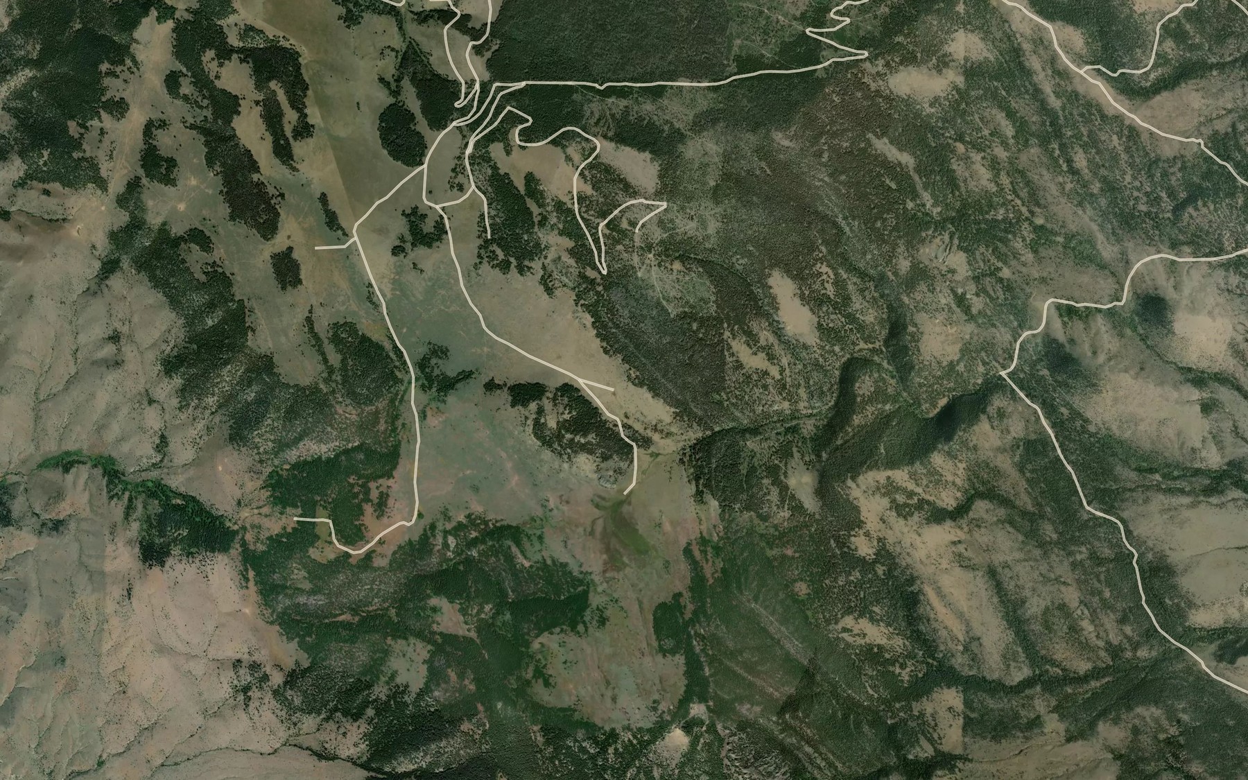 Satellite map of the South Cottonwood Spring