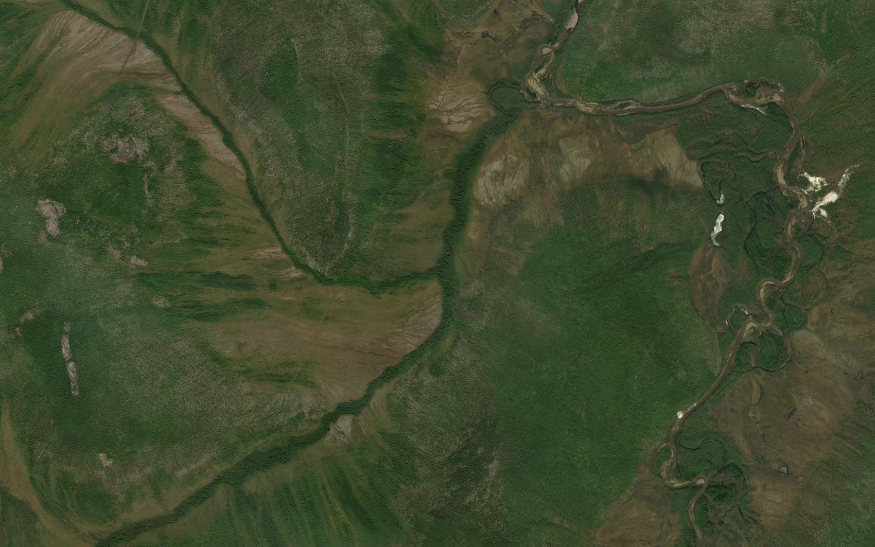 Satellite map of the Verkhniy Gol'tsovyy