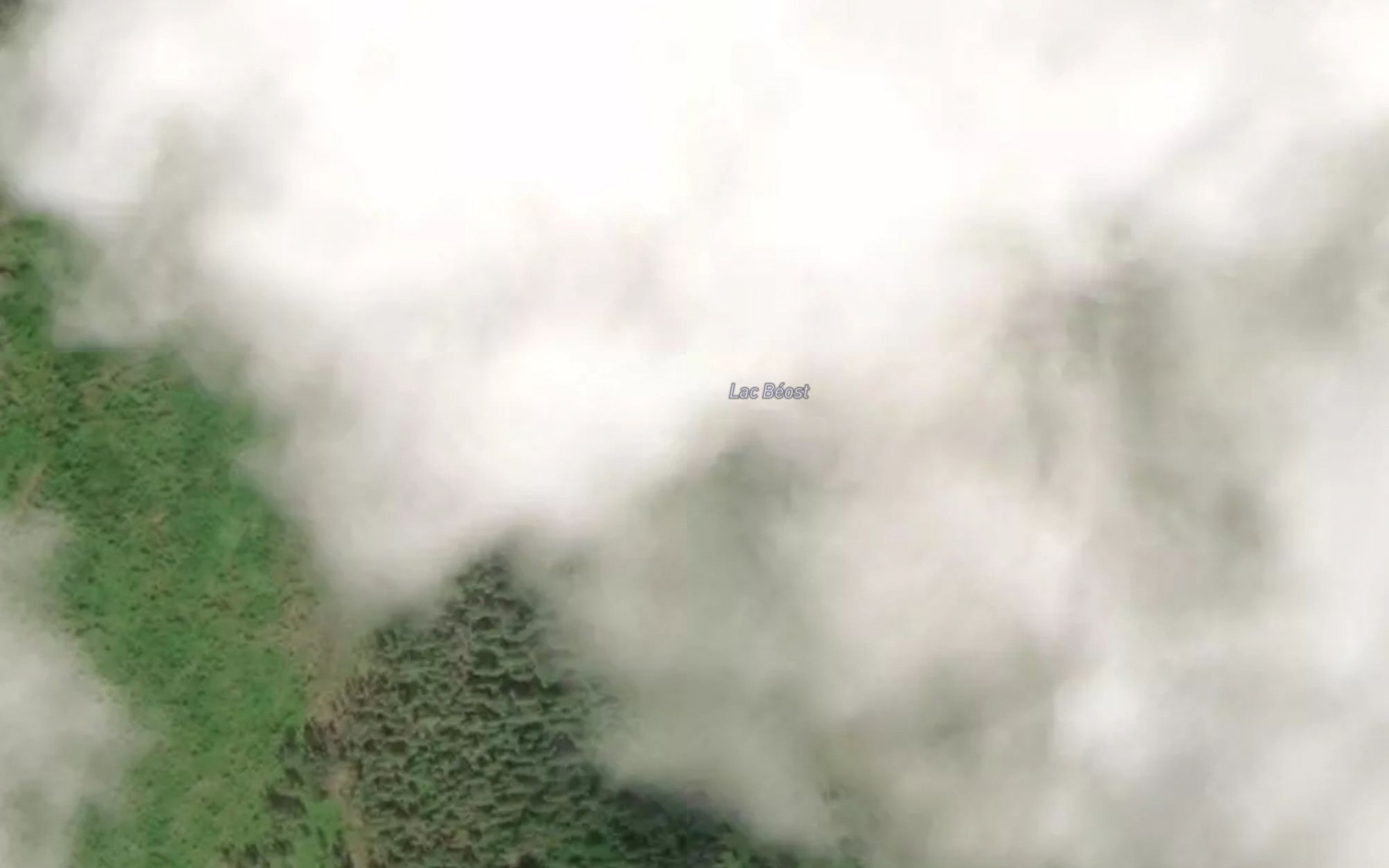Satellite map of the Lac Beost