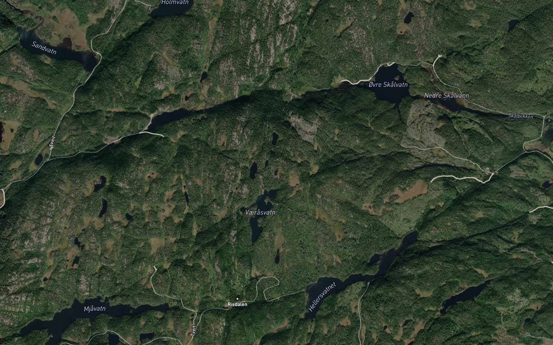 Satellite map of the Rompetjonn