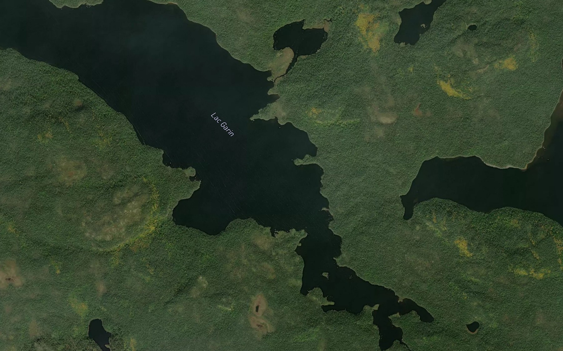 Satellite map of the Lac Garin