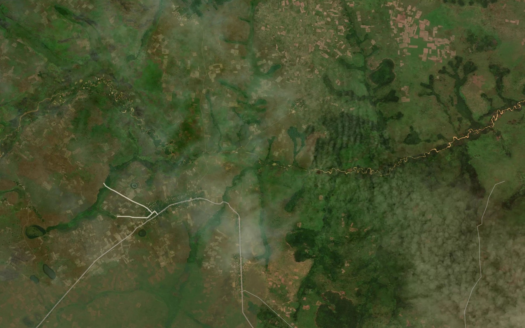 Satellite map of the Mubishi