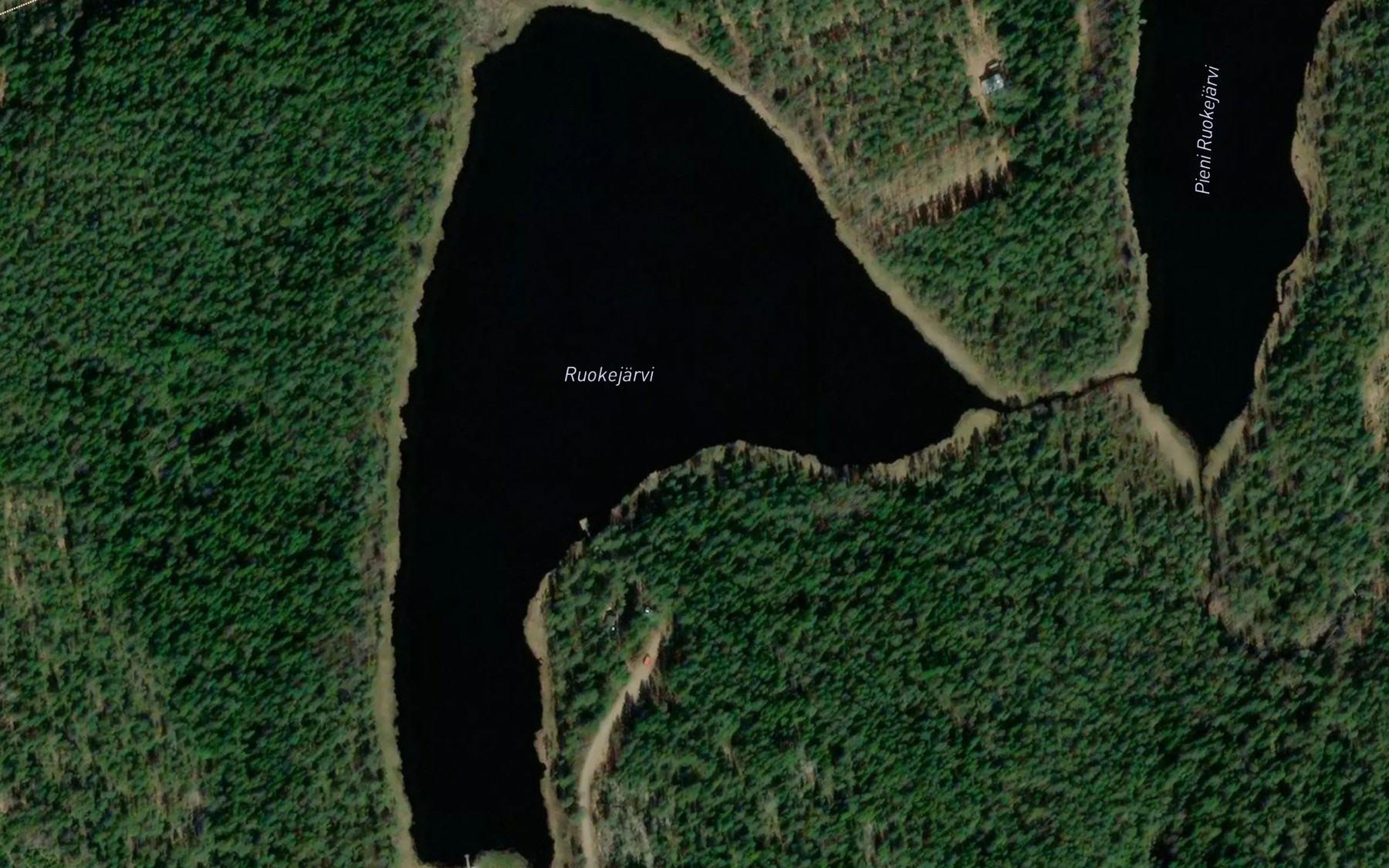 Satellite map of the Ruokejarvi