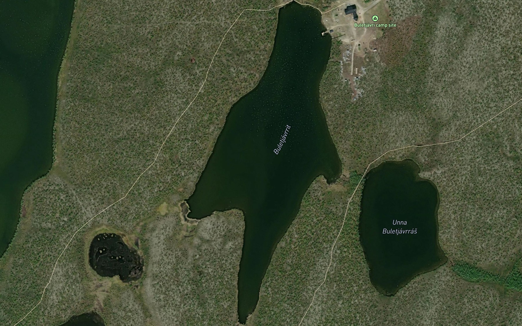 Satellite map of the Buletjavrrit