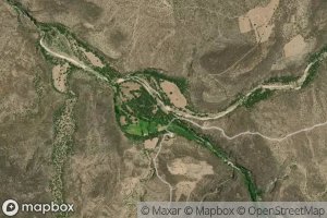 Satellite map of the Cajon de Amador
